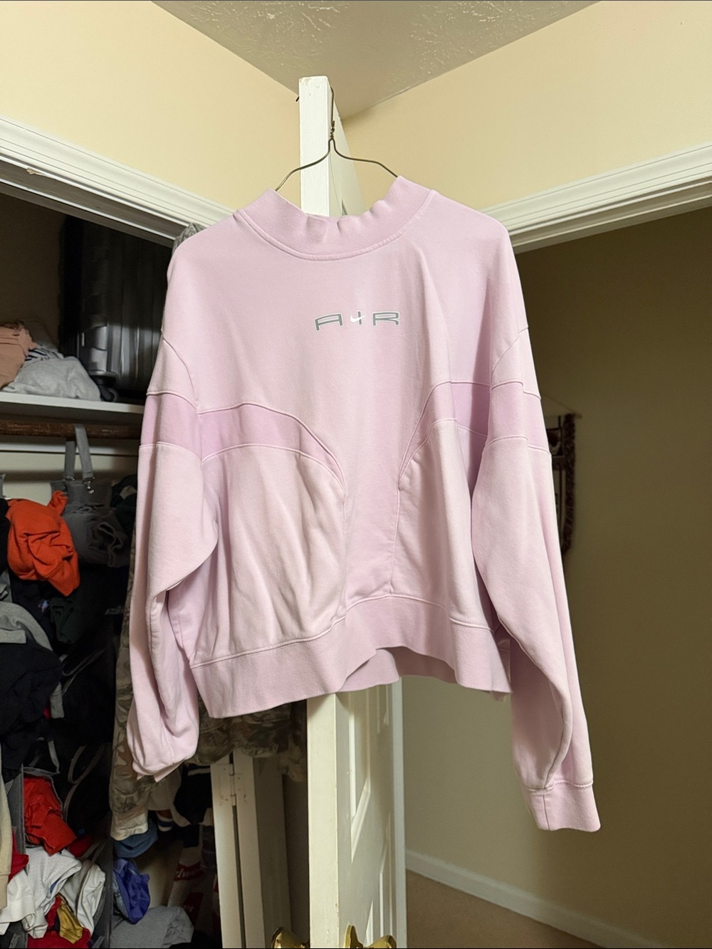 Nike Light Pink Air Pullover Sweatshirt